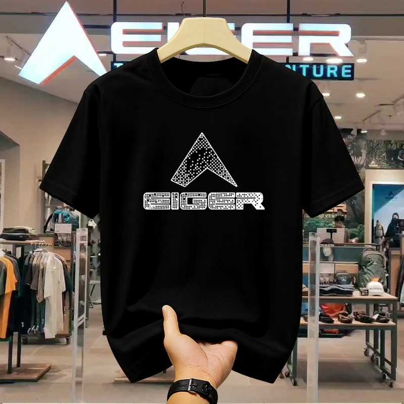 Kaos EIGER Pria Original – T-shirt Nyaman untuk Kerja & Santai baju distro kaos pria original 100% l