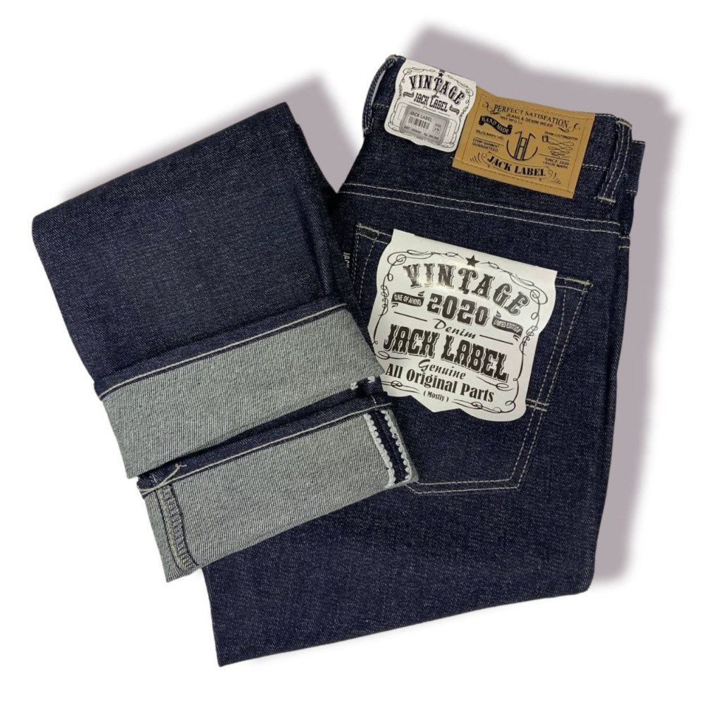 JACK LABEL ORIGINAL DENIM RAW 15 OZ REGULER JEANS BLACK INDHIGO