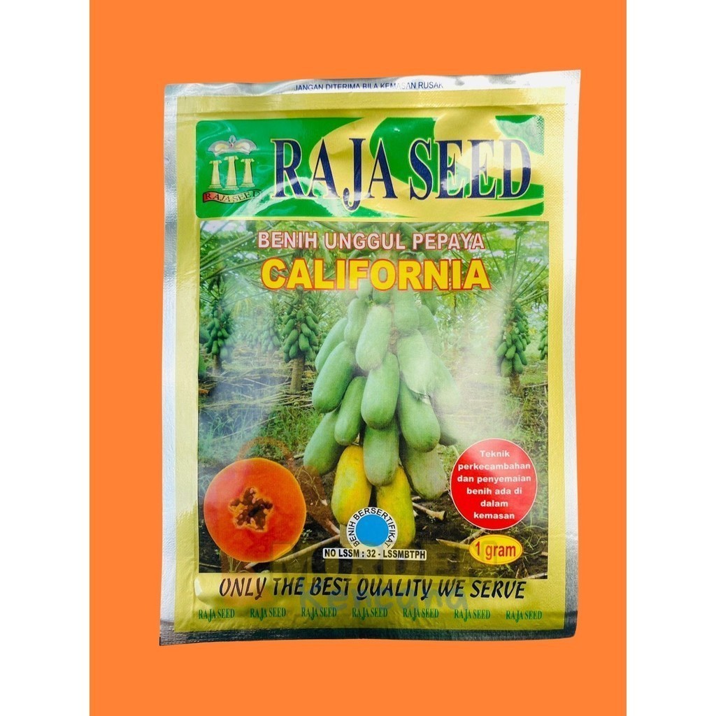 Benih Pepaya CALIFORNIA Merk Raja Seed