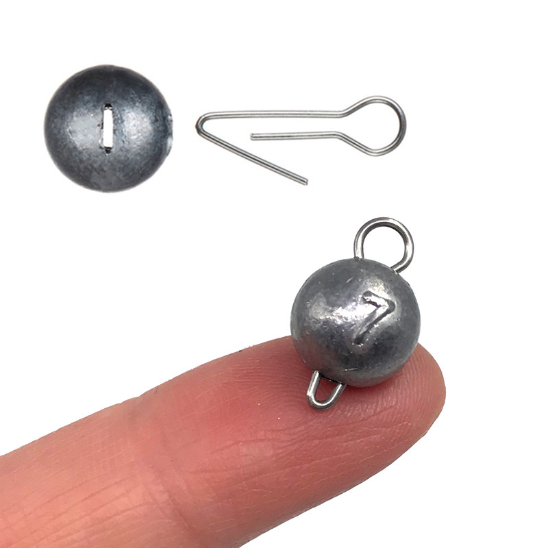 OBSESSION A020 3g-21g Fishing Cheburashka Sinker Fishing Accesories Jig Round Head Bullet Weight Sof