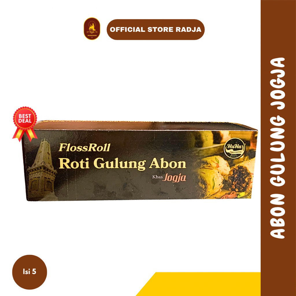 [Isi 5] Roll Gulung Abon Flossroll Roti Abon Gulung Jogja - Oleh Oleh Jogja