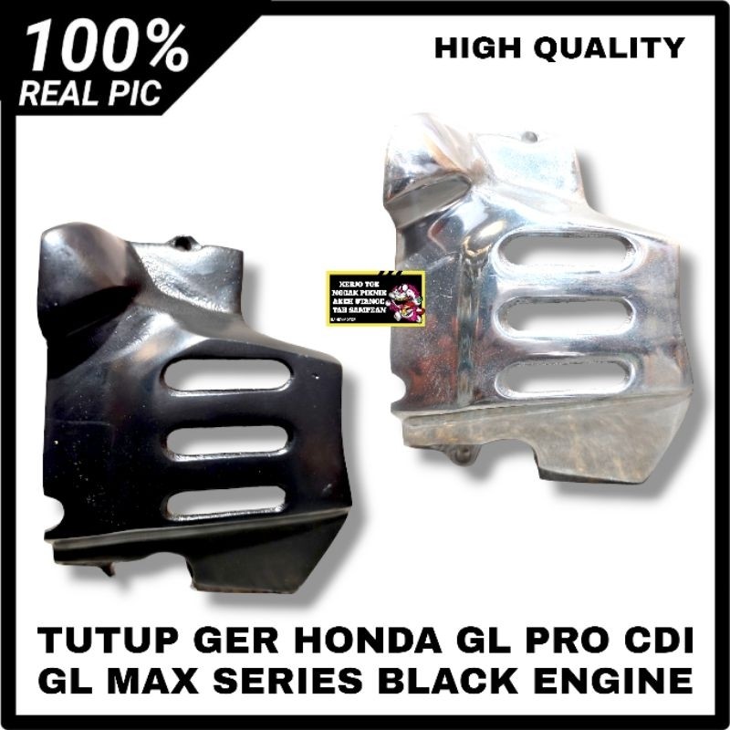 Tutup Rantai Ger Gir Gear Depan Gl Pro CDI Gl Max Series Black Engine Model Cakar