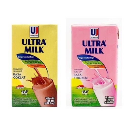 Susu UHT Ultra 125ml (1 Dus 40 Pcs)