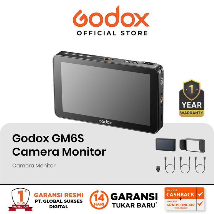 Godox Monitor GM6S 4K HDMI Touchscreen Camera Monitor Godox GM 6S