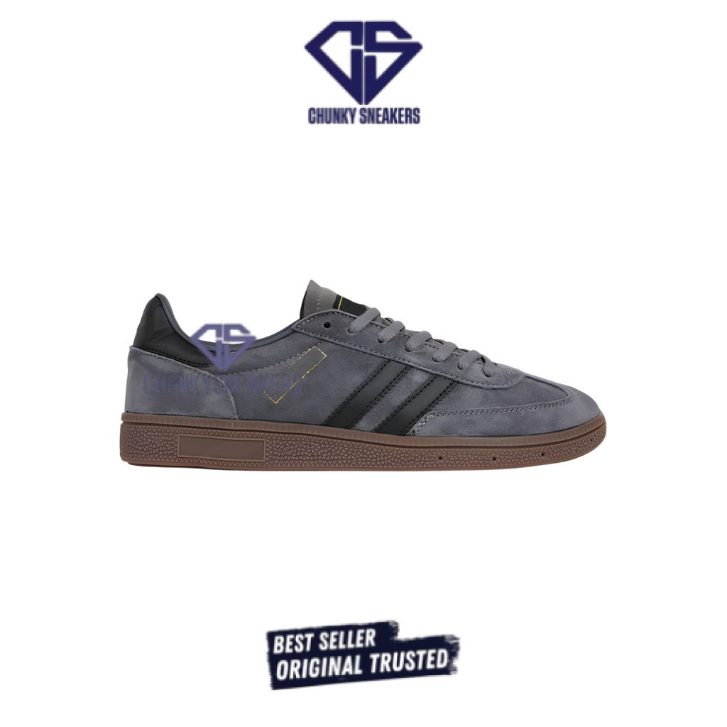 Sepatu Adidas Handball Spezial Grey Black Gum 100% Original BNIB