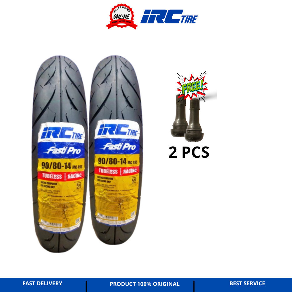 IRC Fasti Pro 90/80-14 Tubeless Soft Coumpond / Ban Matic Fasti Pro MP76 MP27