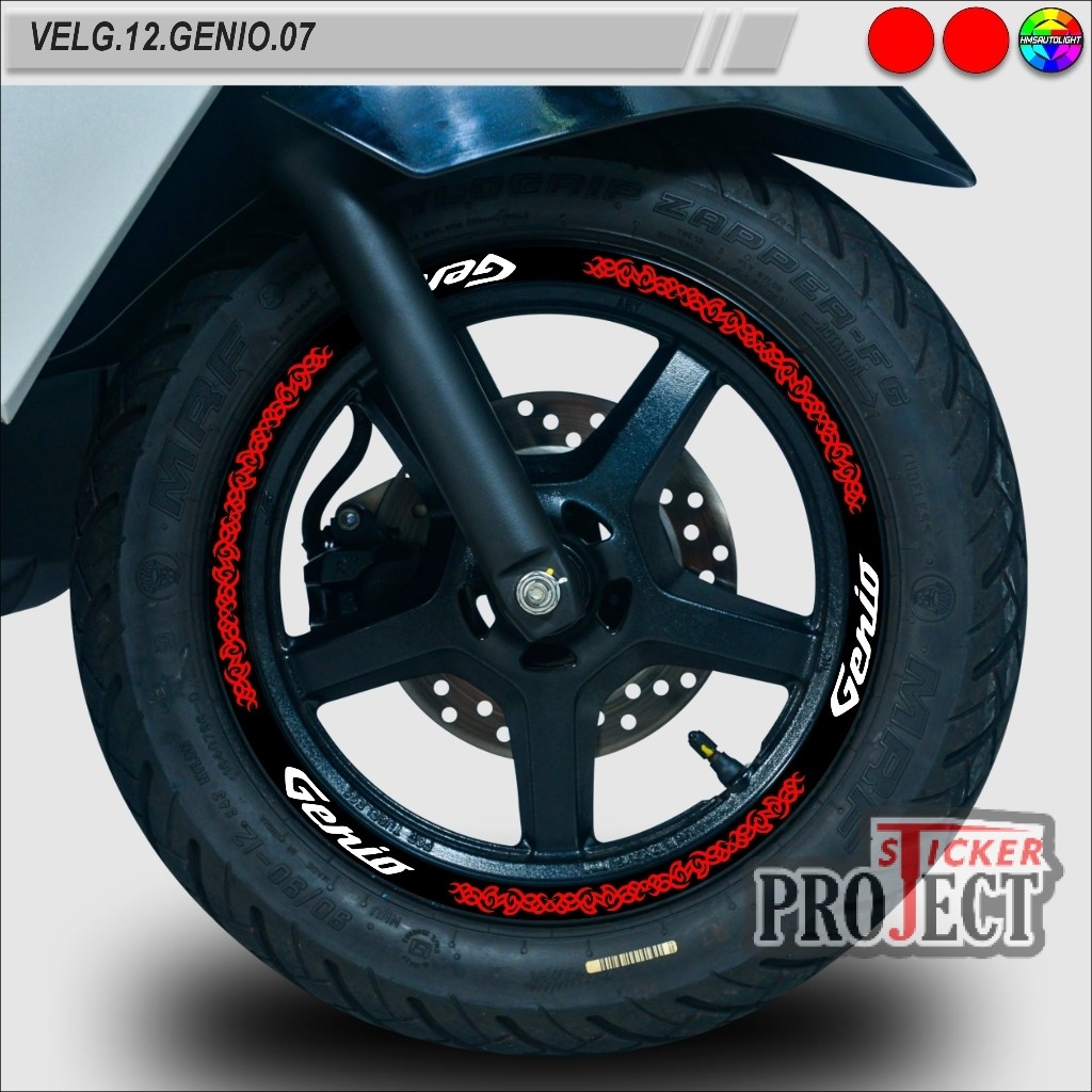 STICKER VARIASI VELG MOTOR SEMUA TYPE RING 12 GENIO VELG.12.GENIO.07