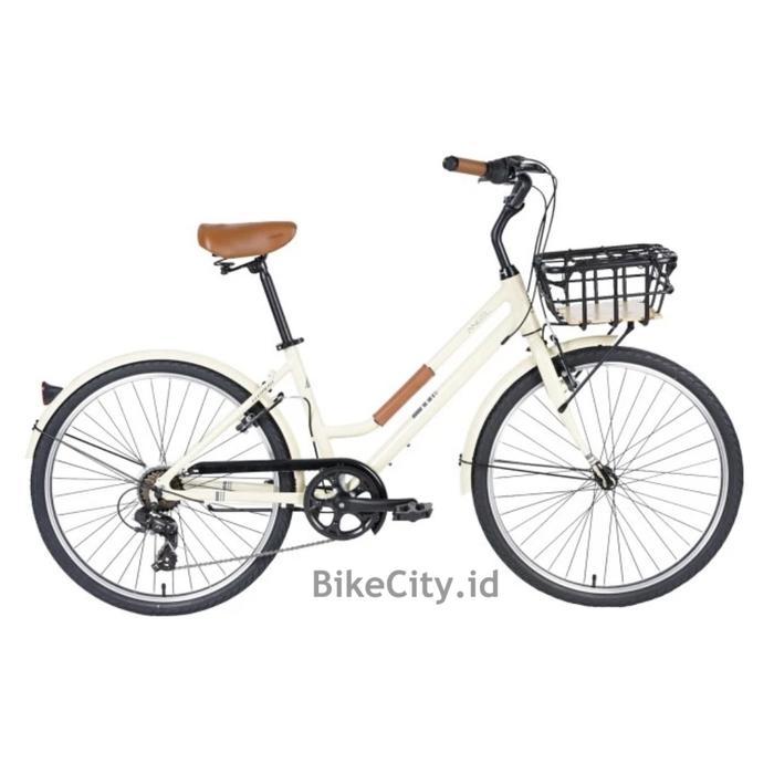 PROMO GASPOLL SEPEDA ELEMENT URBAN CITY CITY BIKE ANGEL - Ivory
