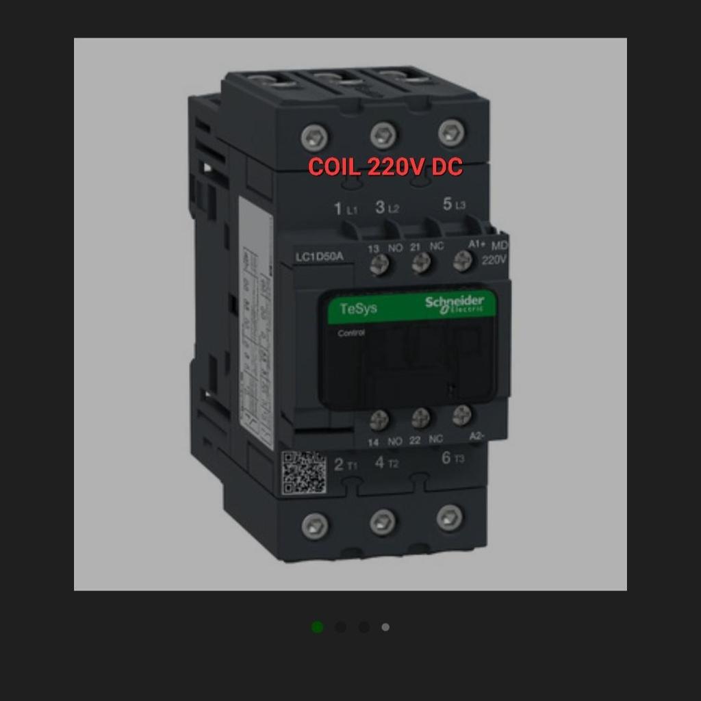 contaktor kontaktor schneider LC1D50AMD 220V DC