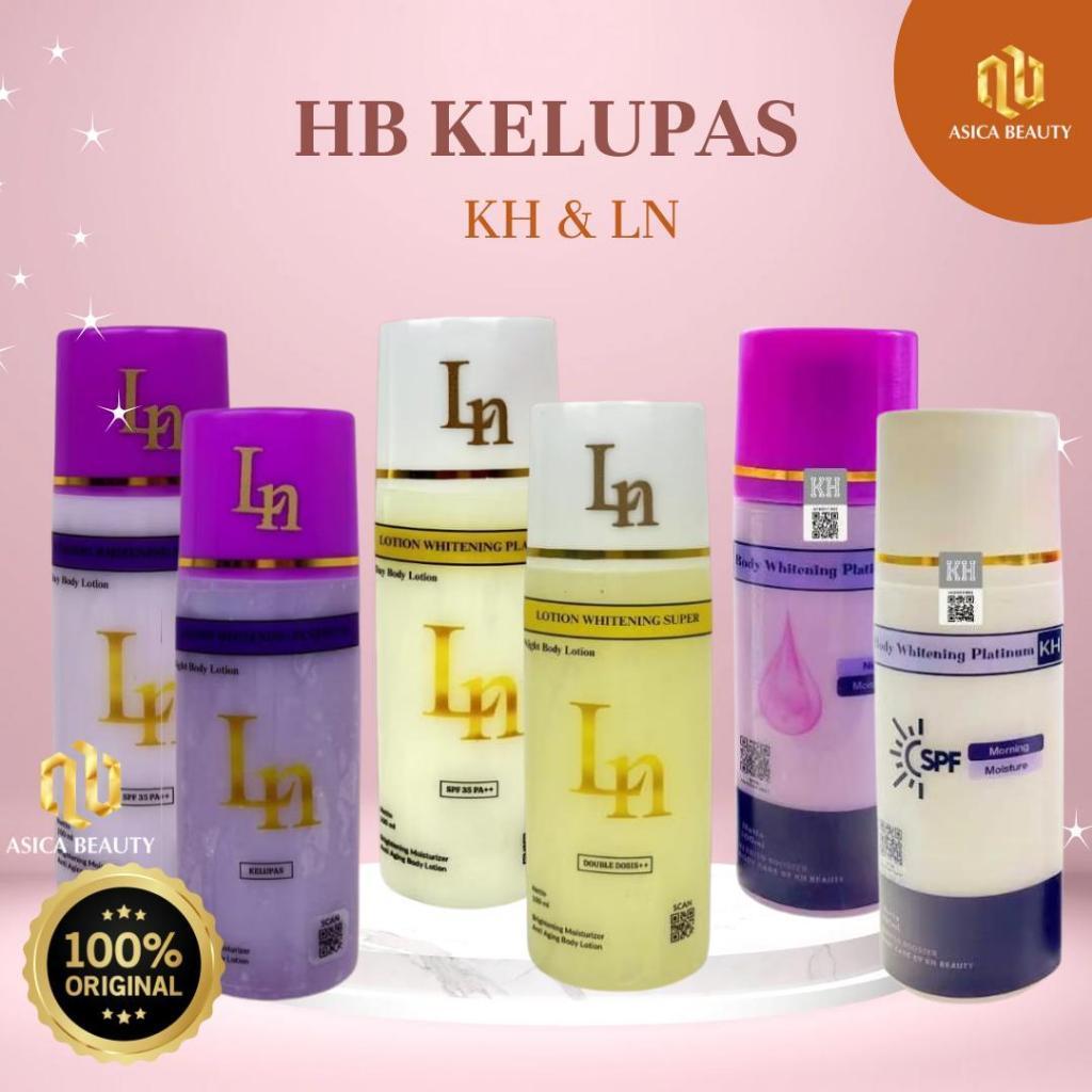 KH| LN Lotion Kelupas| HB Kelupas| Paket Siang Malam| HB Dosting BPOM