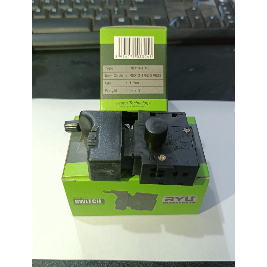 Saklar Switch Mesin Bor 13 mm RYU RID 13RE Sparepart original switch saklar bor ryu 10mm