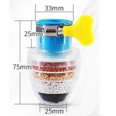 MDP Filter kran air 4 lapis saringan kran air filter batu 4 lapis filter kran air