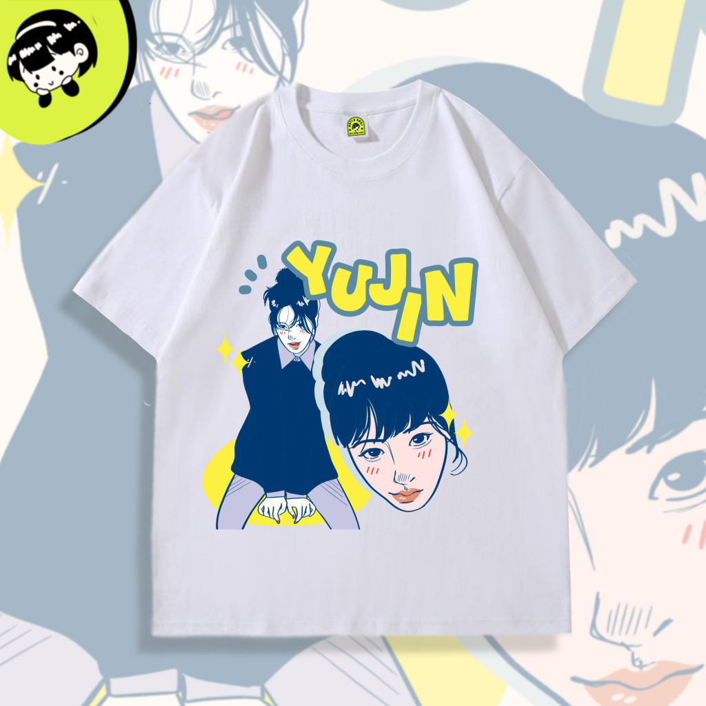 T-Shirt Unisex IVE Ahn Yujin / Katun Combed 30S/ Lengan Pendek