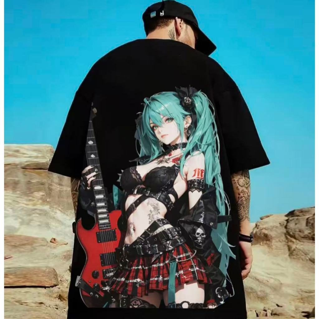 COD (Dikirim dalam 24 jam)MIEMIE. Kaos  Unisex Hitam Putih Premium