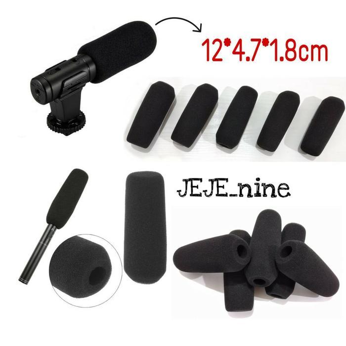 microphone foam sponge 12cm - busa shotgun mic interview windshield - shutgun 12cm