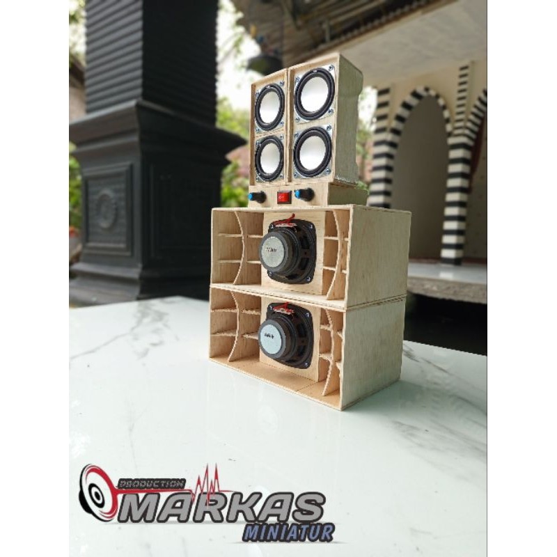 everleafco - Sound miniatur full set paket siap bunyi box TH-N Max 3inch Generasi ke4