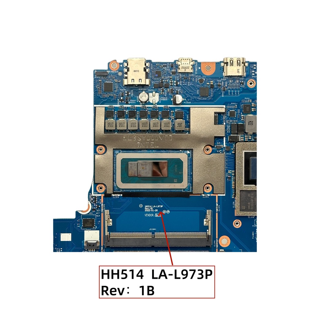 For Acer Nitro 5 AN51558 Laptop Motherboard With i512500H i712700H CPU RTX3050RTX3050Ti 4GBGPU NBQFK