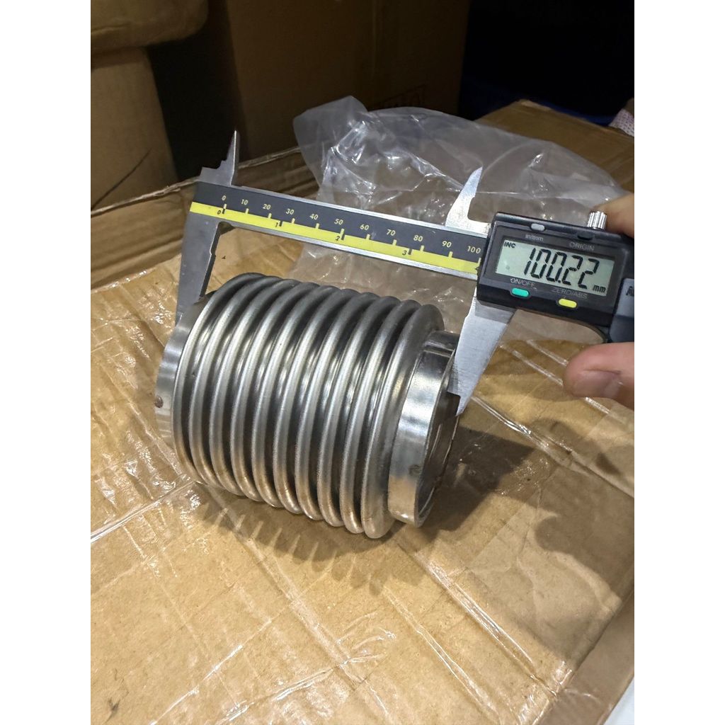 FLEXIBLE KNALPOT 2.5 INCH PANJANG 4 INCH STAINLESS