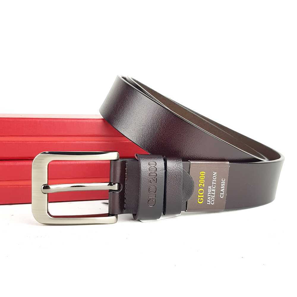 NEW 161 Ikat Pinggang Gesper Sabuk Pria - Kulit Asli GIO 2000 JRM 16