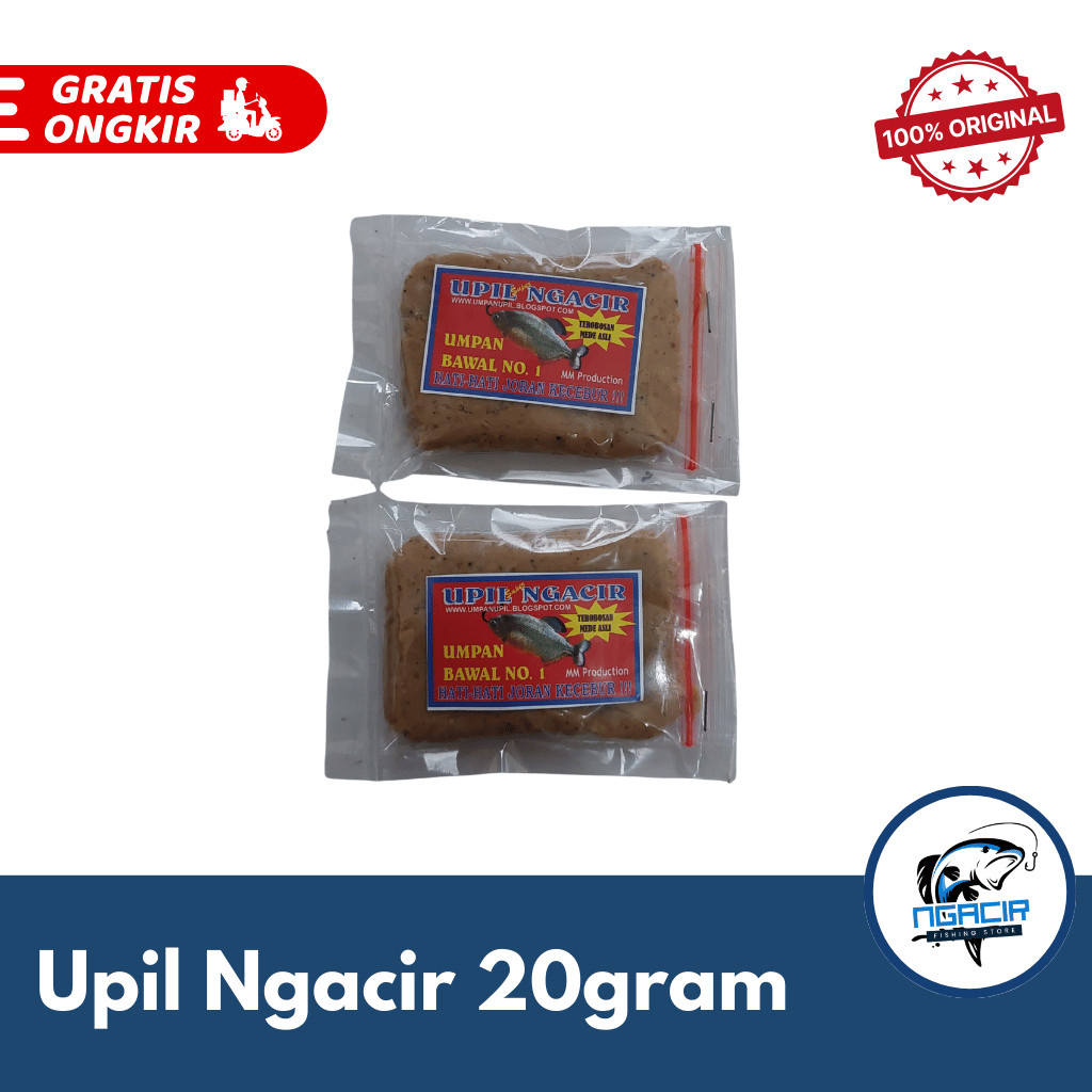 Upil Ngacir Mede 20 gram Bawal Galatama - Umpan Pancing