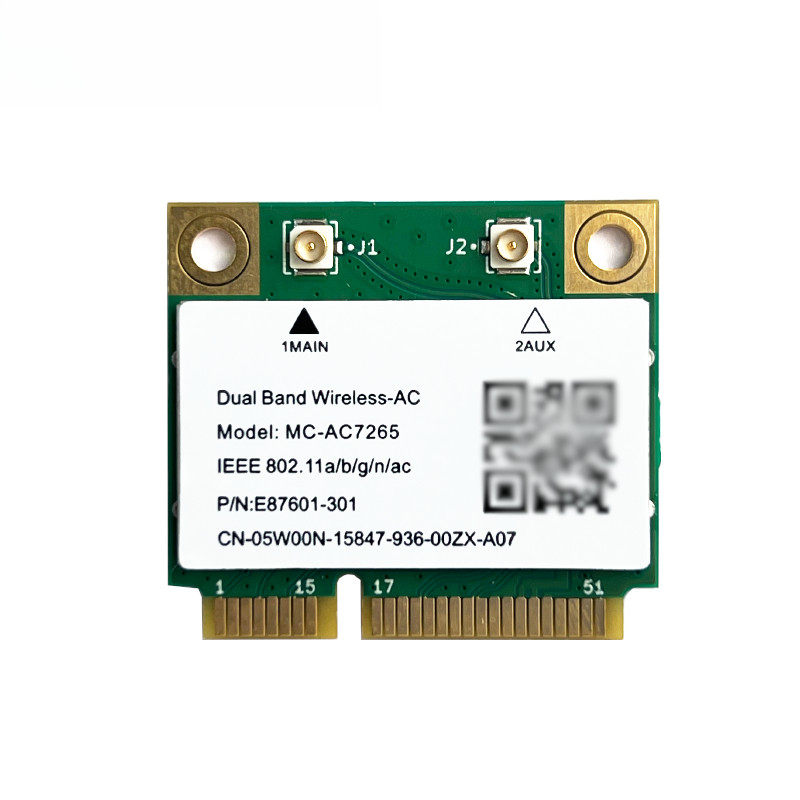Tri Band 5374Mbps WiFi 6E 80211axac AX210HMW AX200HMWAC7265 Mini PCIE MUMIMO 2x2 Wifi module Win10 F