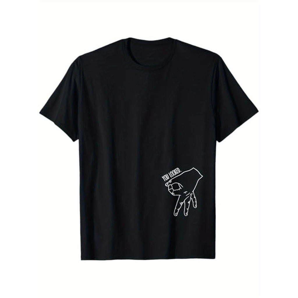 Kaos Meme Permainan Lingkaran Anda Terlihat - Kaos Grafis Lucu Gotcha Prank, Kaos Santai Leher Bulat