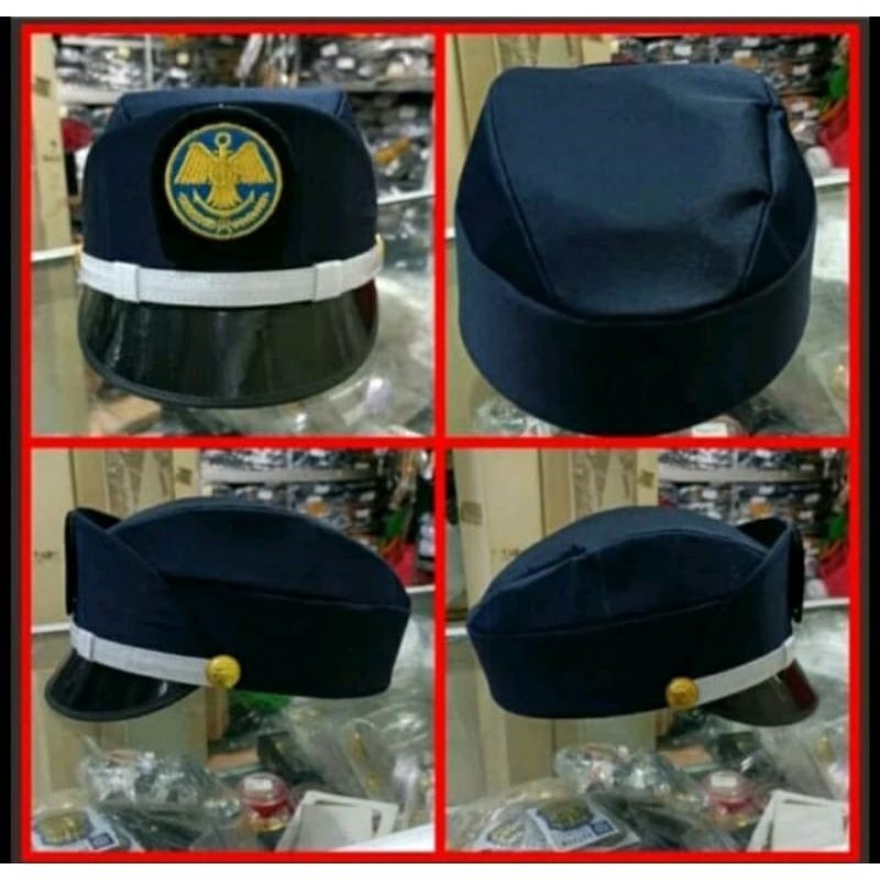 topi Pdu kemenhub wanita/topi pet dishub/pet Pdu kemenhub honorer