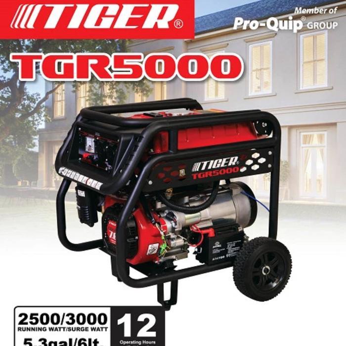 Genset 3000 Watt TIGER TGR 5000 Genset Bensin TIGER TGR5000