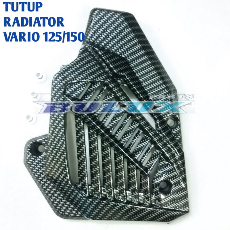 COVER TUTUP PENGAMAN RADIATOR KARBON VARIO 125 150 ESP FI 2015 2016 2017 Variasi 2018 2019 CARBON