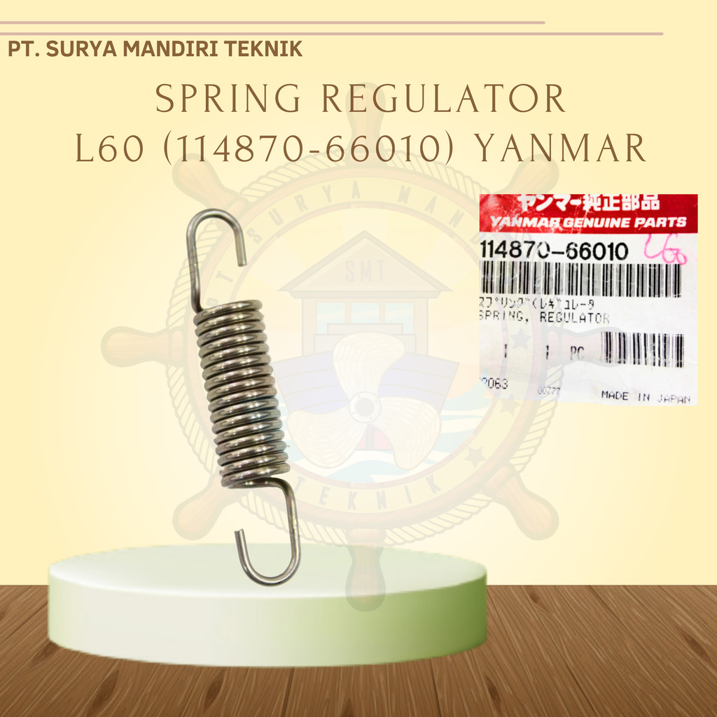 SPRING REGULATOR L60 114870-66010 YANMAR ASLI GENUINE