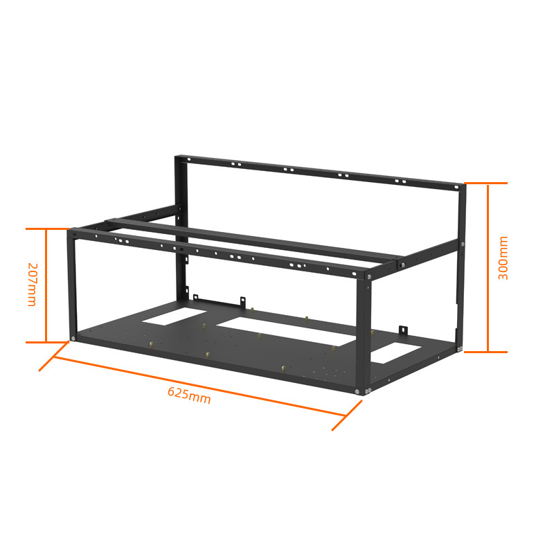 6GPU 8GPU Durable Open Mining Rig Frame Case Computer Rack Graphic Card Holder for Crypto Coin Curre