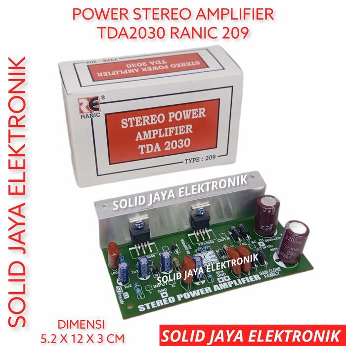 KIT POWER MINI STEREO AMPLIFIER TDA2030 PLUS PSU TDA 2030 RANIC 209