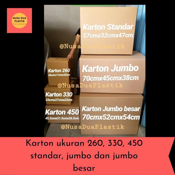 Kardus Karton packing tebal Kecil besar sedang - Jumbo Besar