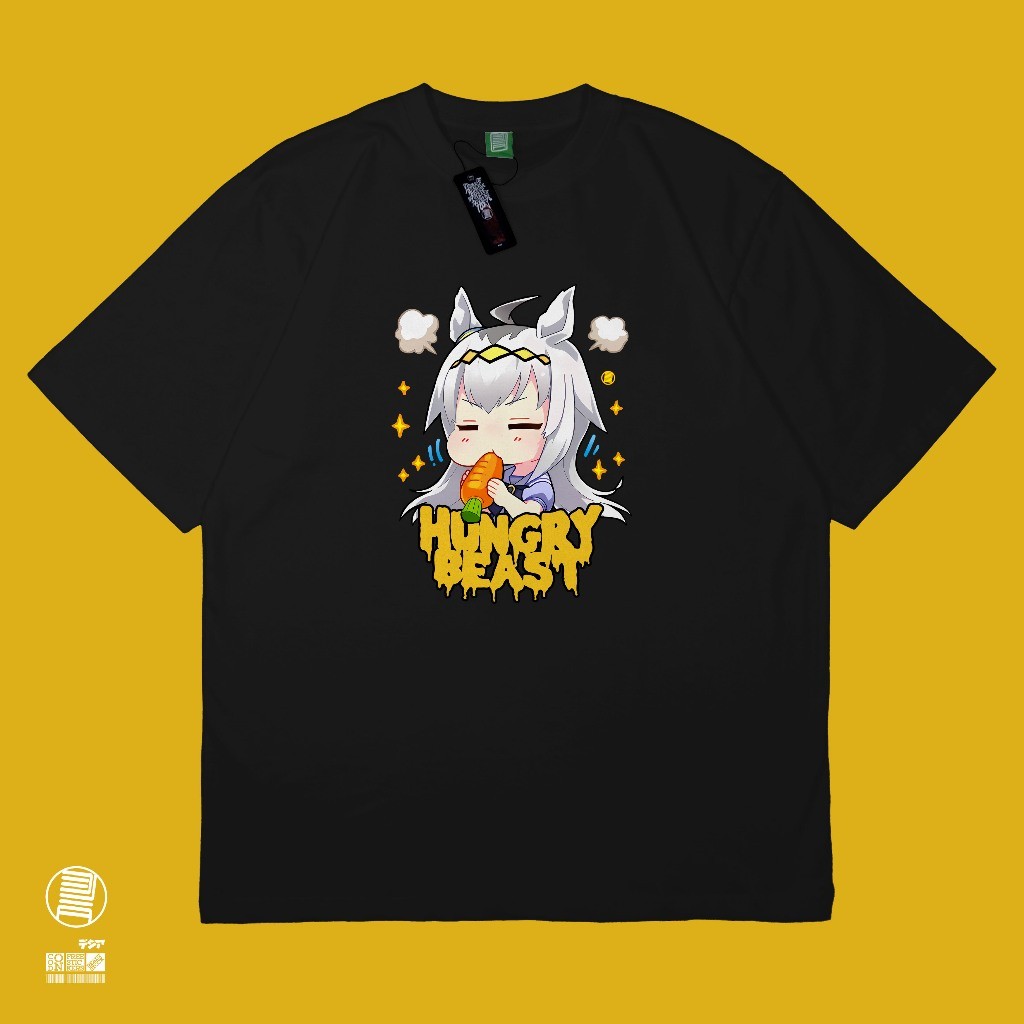 Anime Merch Kaos Oguri Cap Hungry Beast Umamusume Uma Musume Pretty Derby Manga Anime T-Shirt DJA Cl