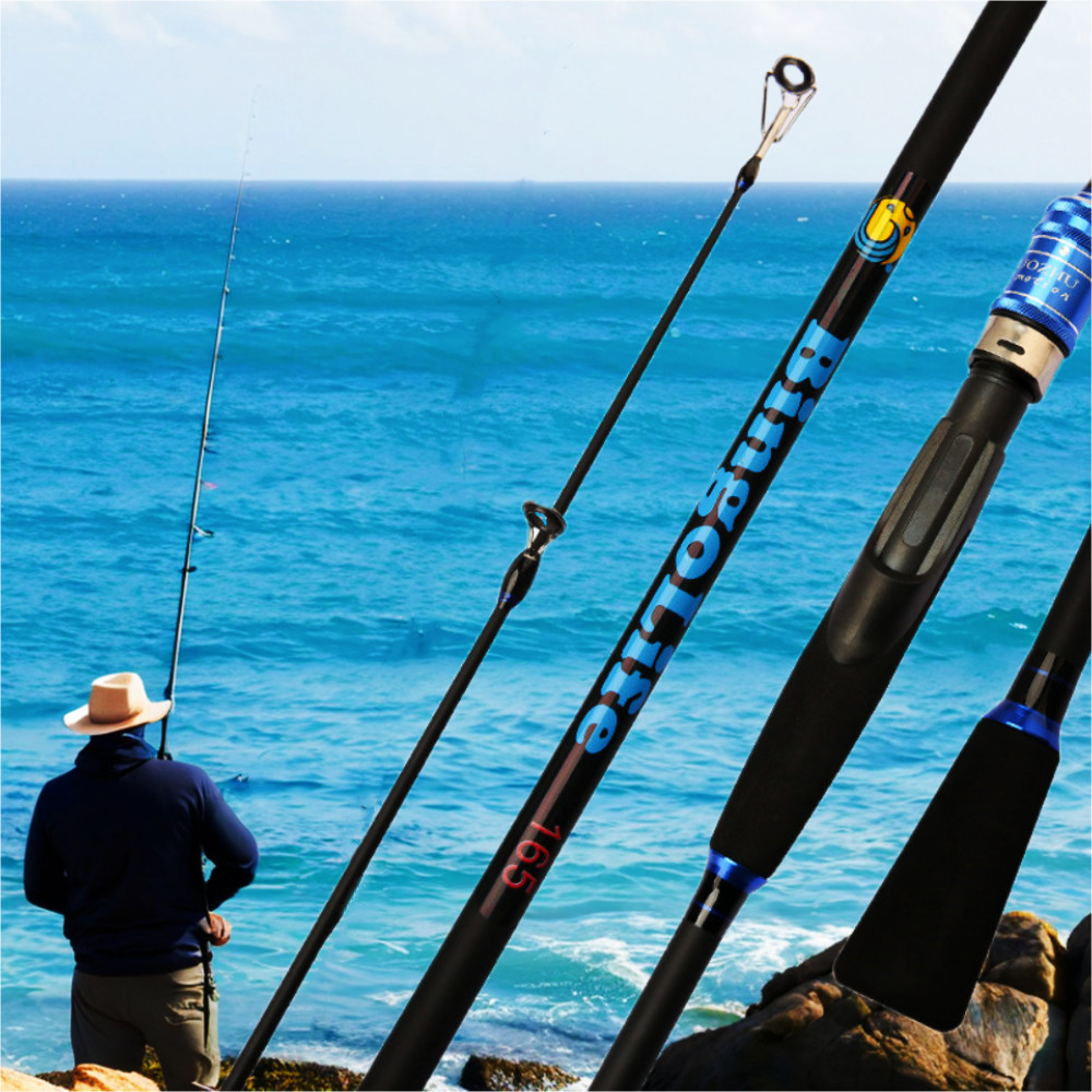BingoLife Joran Pancing Karbon 165cm 180cm 210cm Joran Dua Bagian