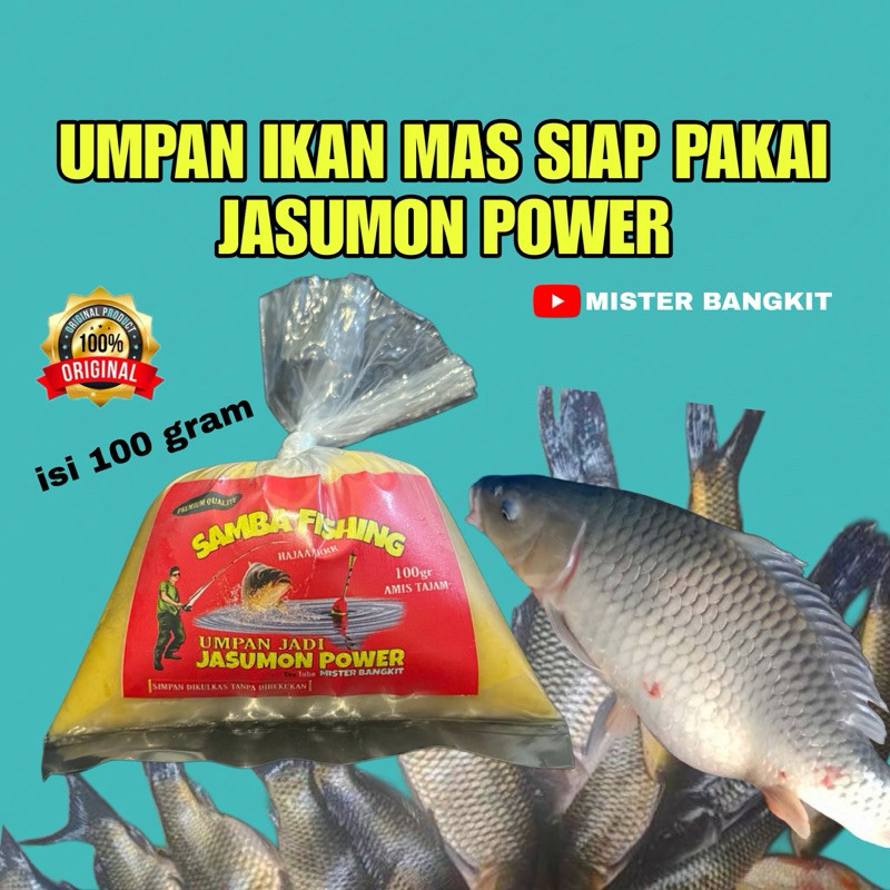 Umpan Jadi Jasumon Power Spesial Ikan Mas Mister Bangkit