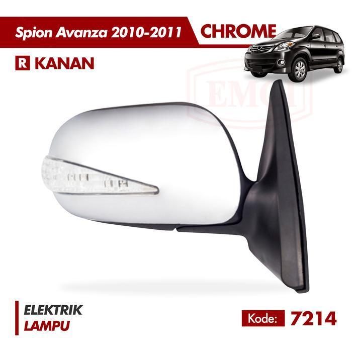 EMGI - Spion Mobil Avanza 2010 s.d 2011 - Elektrik Lampu - Kanan, Chrome