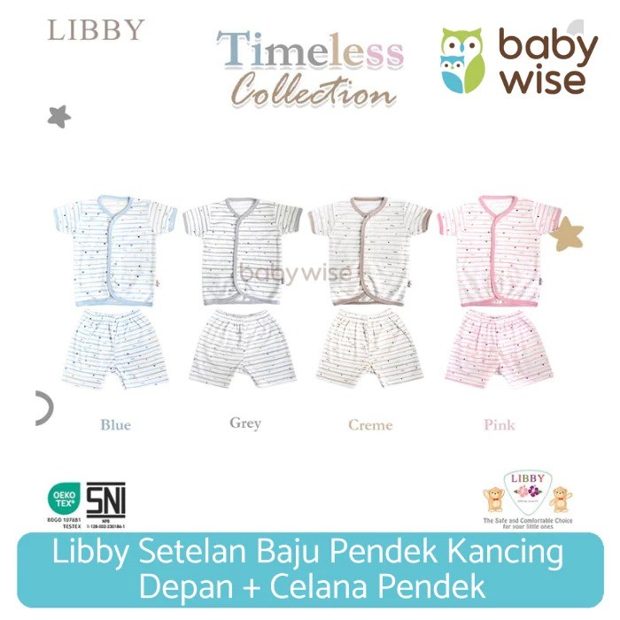 Libby Setelan Baju Pendek + Celana Pendek - Setelan Baju Pendek Anak