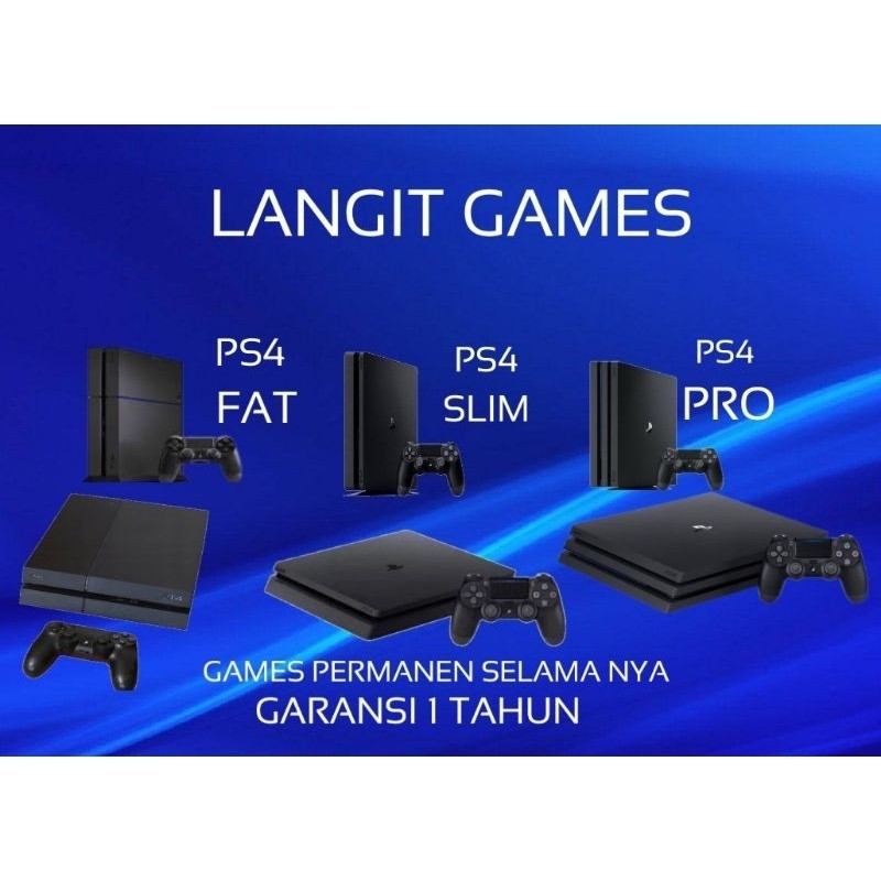 Ps4 |PS4 FAT | Ps4 Slim | Ps4 Pro | ORIGINAL GAMES PERMANEN | GRATIS SELAMANYA