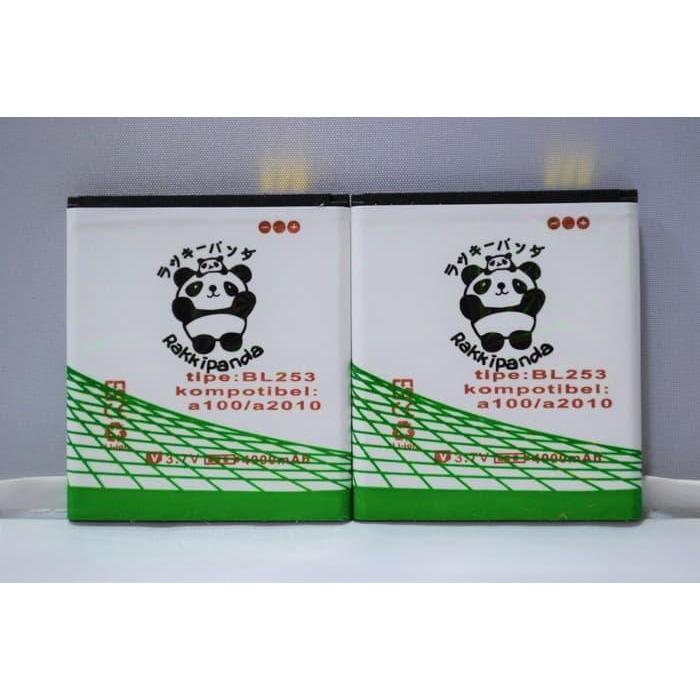 Baterai Batre Batrai Rakki Panda Lenovo BL253 A1000/A2010 Double Power