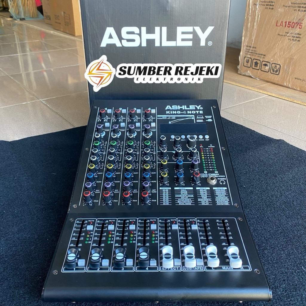 Mixer 4 Channel Ashley king 4 note Original Ashley