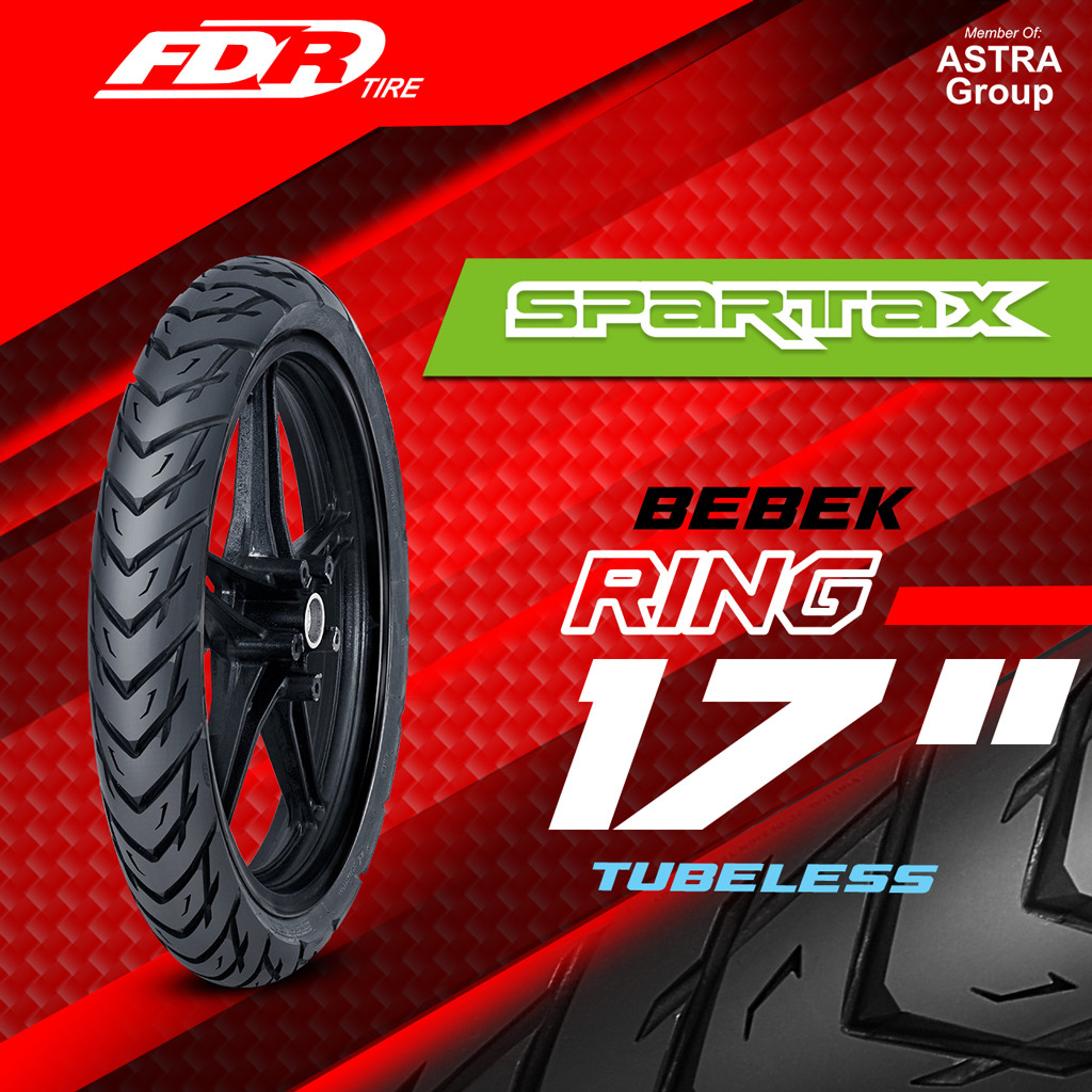 Ban Motor Tubeless FDR SPARTAX Ring 17