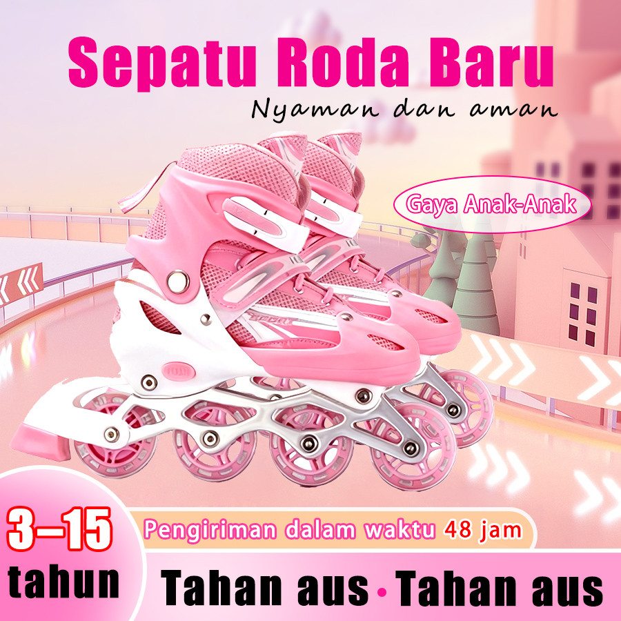 Matougui sepatu anak perempuan/sepatu roda anak perempuan/sepatu roda/sepatu roda dewasaa