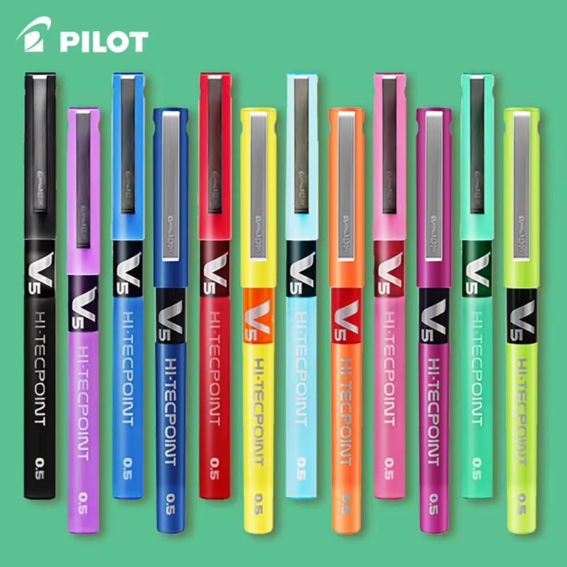 Japan Pilot BX-V5 Color Neutral Straight Liquid Visual Window Large Capacity Needle Tube Signature W