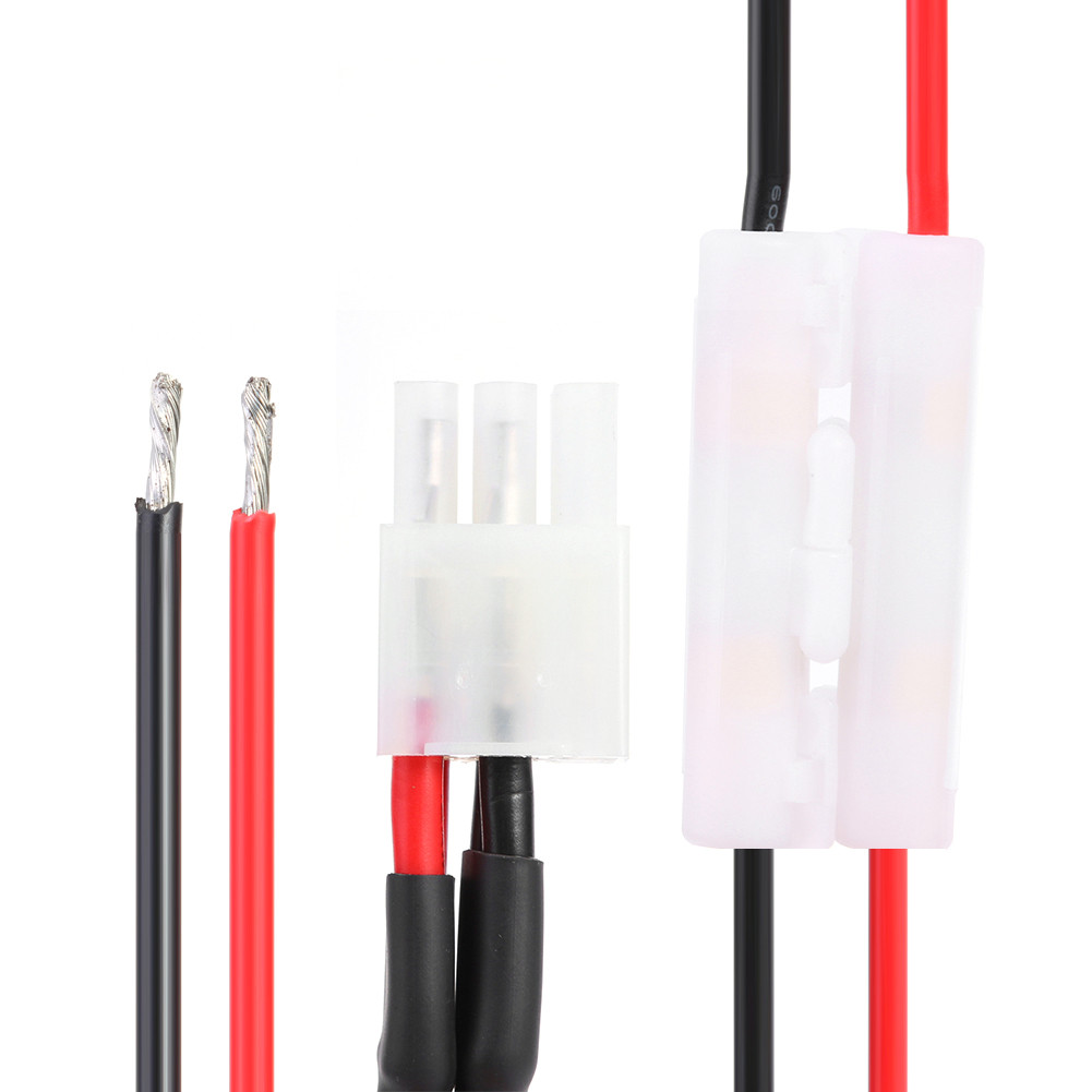 1m 30A Fuse 6 Pin Short Wave Power Charger Cable Wire for ICOM IC725A 706 7400