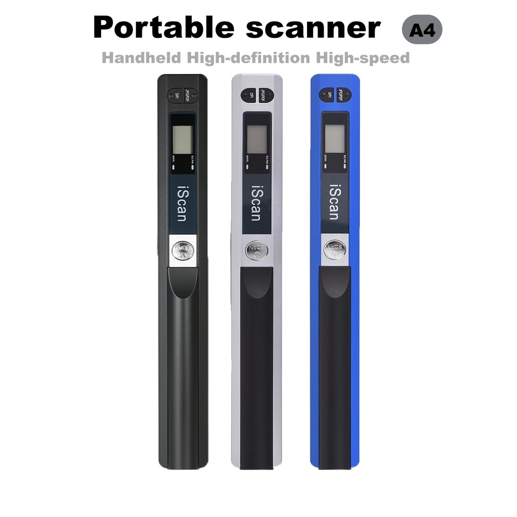 Portable Scanner Mini Handheld Document Scanner A4 Book Scanner JPG and PDF Format 300600900 Movemen