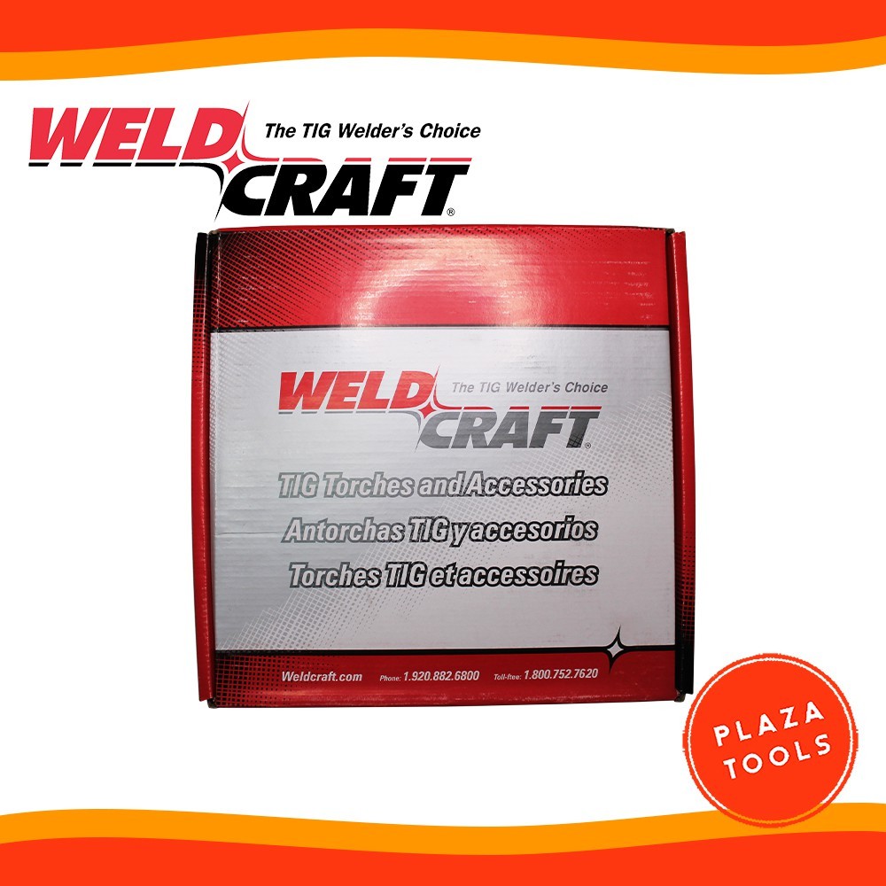 Stang Las Argon WELDCRAFT WP17V-25-2 Tig Torch WELDCRAFT Merah WP17