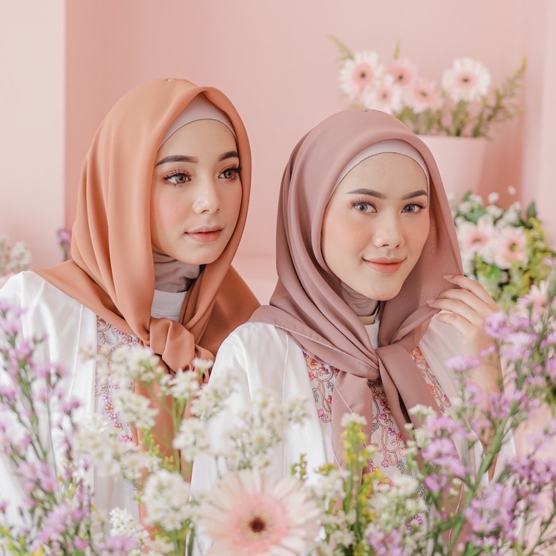 PROMO Bella Square New "Warna Part 1"  Hijab Segiempat