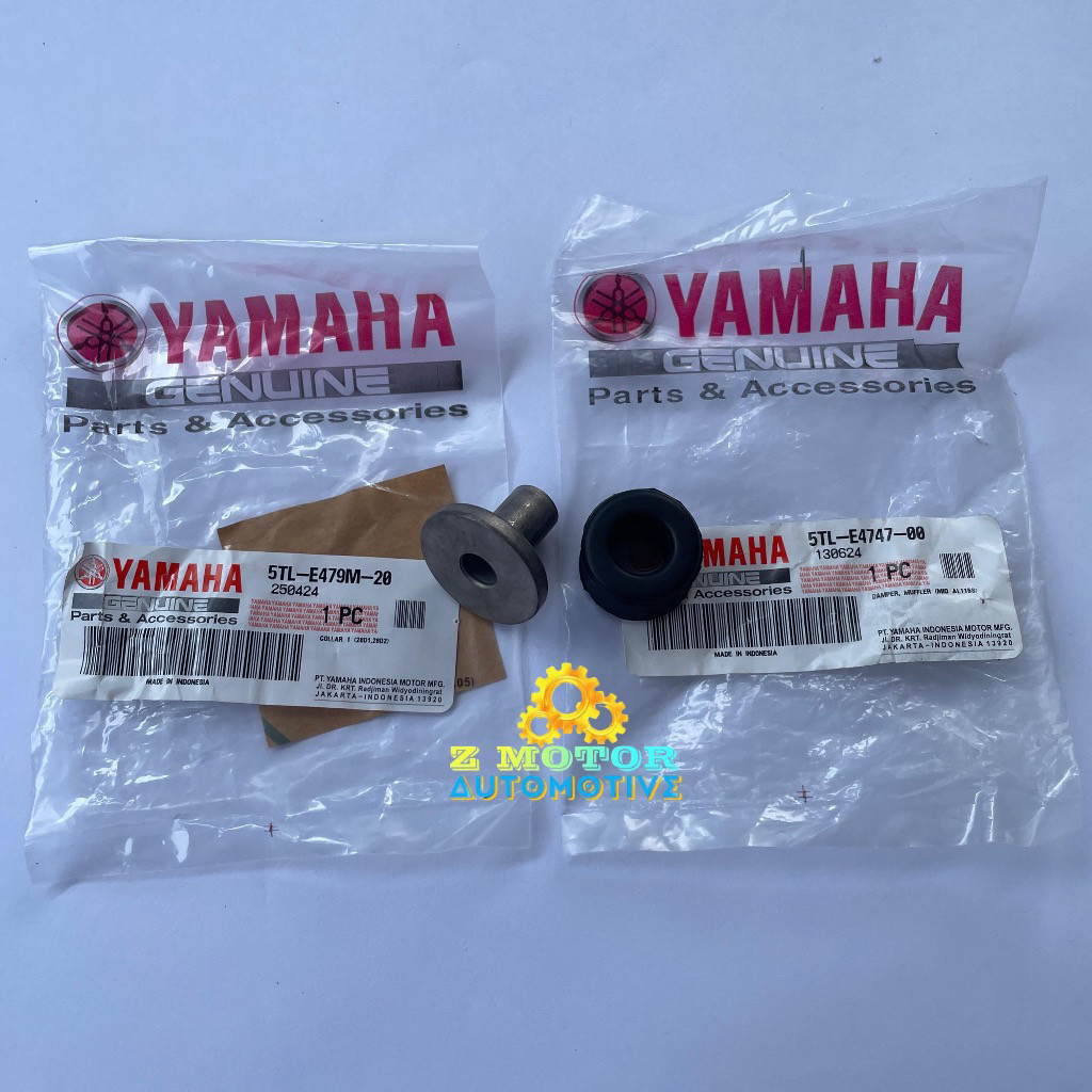 Bosh Collar Karet Damper Gromet Dudukan Baut Knalpot Original Yamaha Mio Sporty Smile Soul Fino FJYM