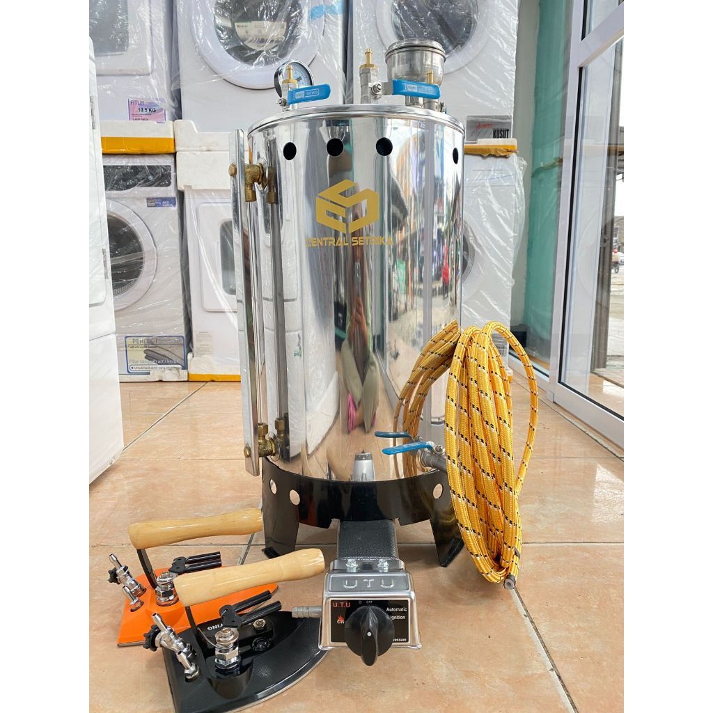 Setrika Uap Boiler 20 Liter 2 setrika